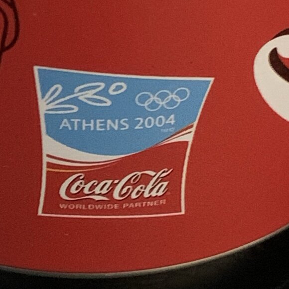 Set of 6 Coca-Cola Athens Olympics 2004 Bean Bag Plush Polar Bears in Coke Cans - Picture 10 of 14